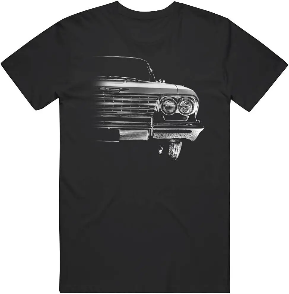 1962  Front Half Grill View Classic Car T Shirt Anime Graphic T-shirts for Men Clothing Women Tees Y2K tops Unisex Summer Short