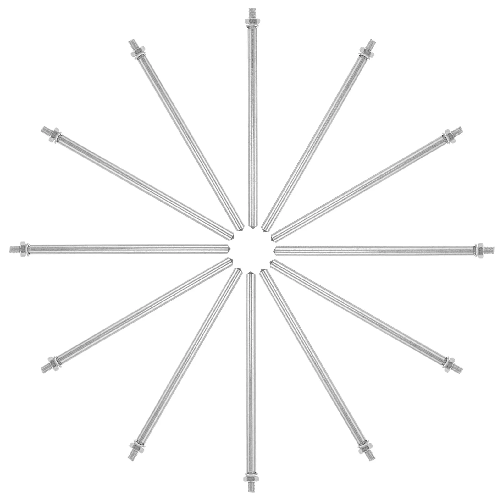 

30Pcs Industrial Sewing Machine Thread Spool Pins Metal Screw-in Replacement Heavy Duty Thread Holder for Commercial Sewing