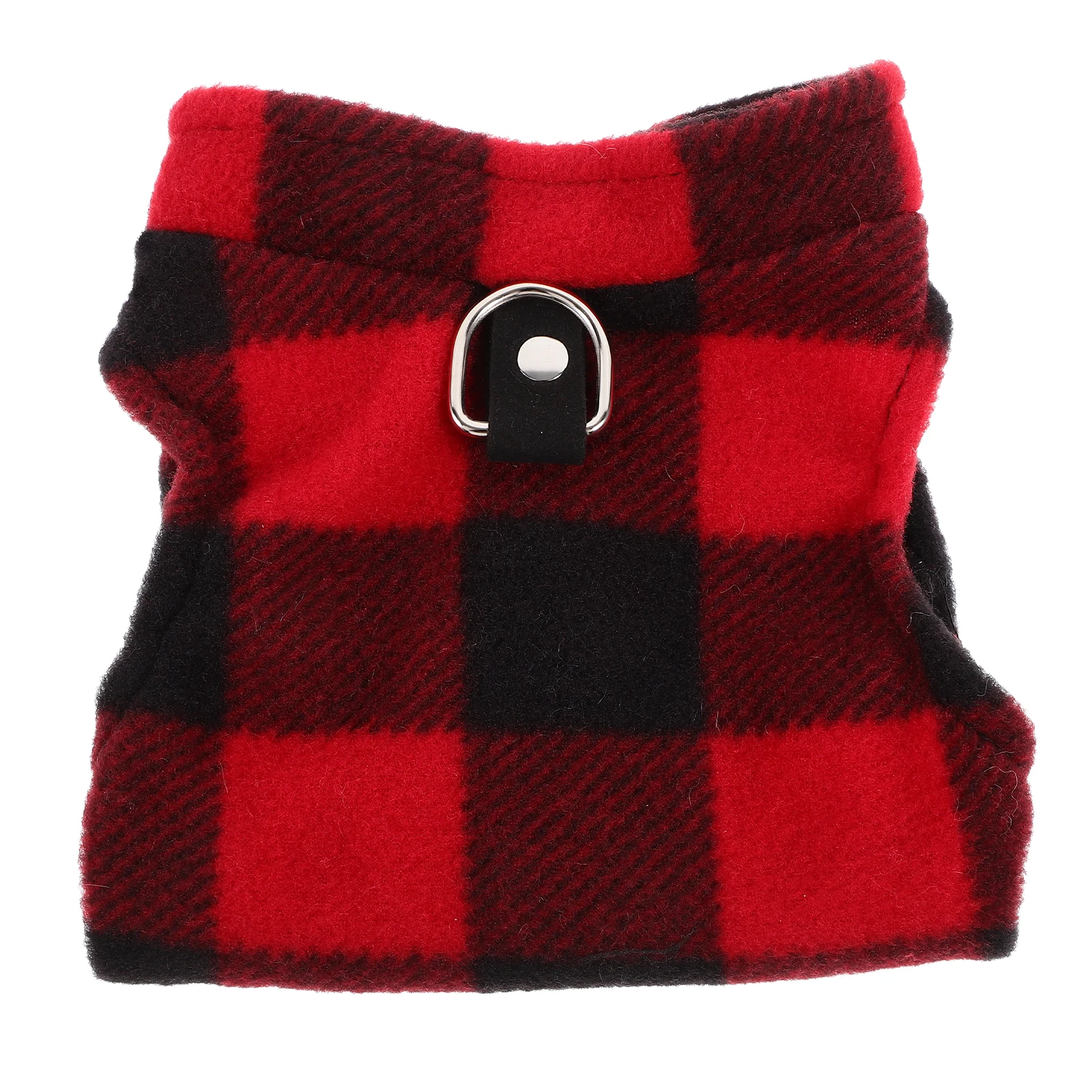 

Dog Vest Winter Sleeveless Sweater For Small Dogs D-Ring Leash Warm Fleece Pet Clothes Solid Color Puppy Waistcoat Dog