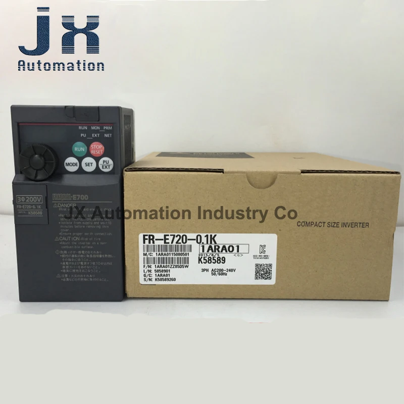 Originale Inverter FR-E720-0.1K FR-E720-0.2K FR-E720-0.4K FR-E720-0.75K FR-E720-1.5K FR-E720-2.2K FR-E720-3.7K