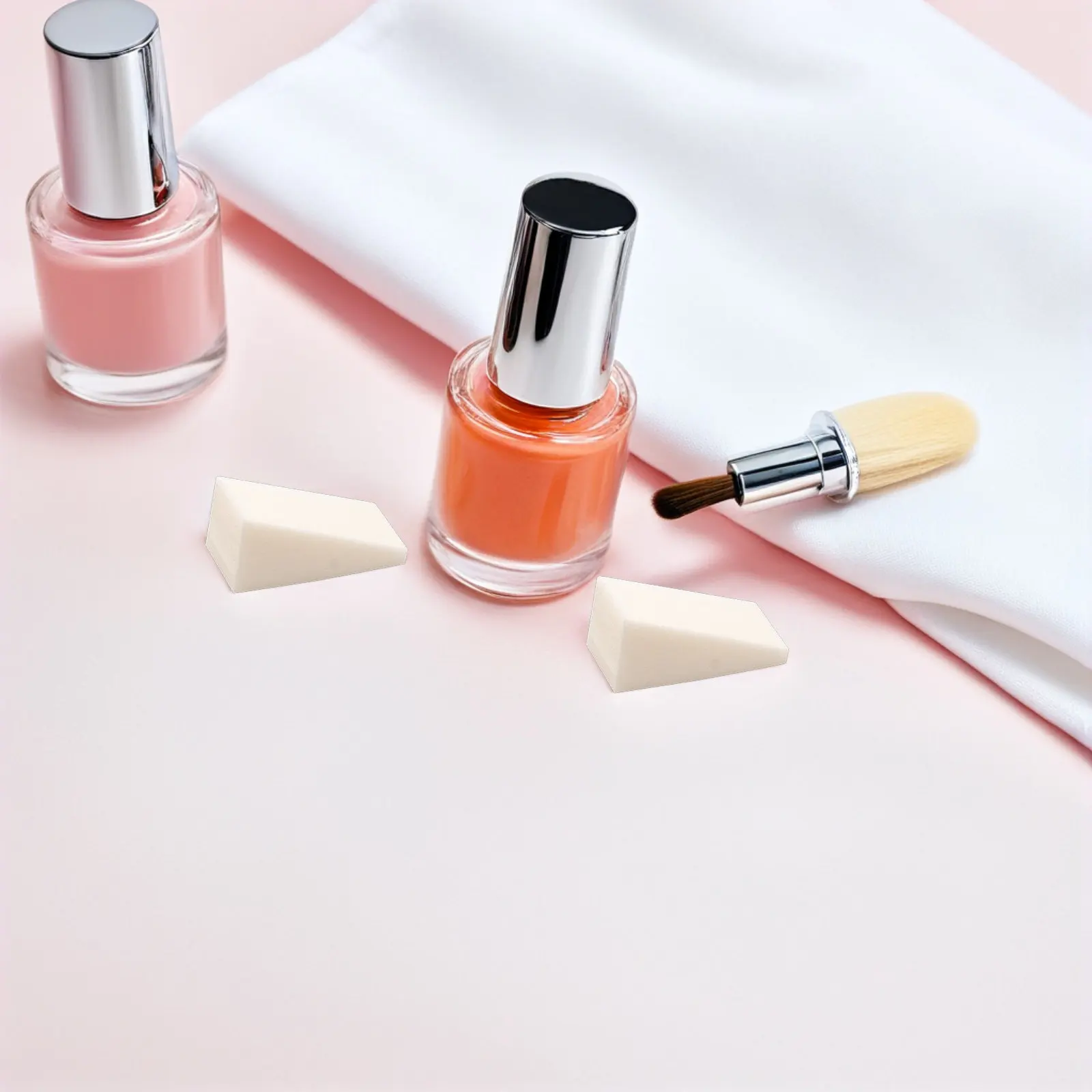 20Pcs Makeup Sponges Soft Gradient Nail Art Sponge Applicators Manicure Tools for Foundation Powder Concealer Nail