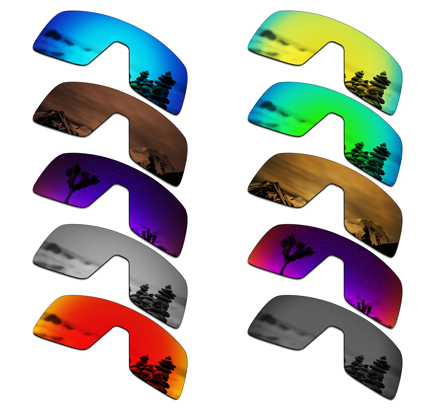 

SmartVLT Polarized Replacement Lenses for Oakley Sutro OO9406 & Sutro Asian Fit OO9406A Sunglasses Frame - Multiple Options