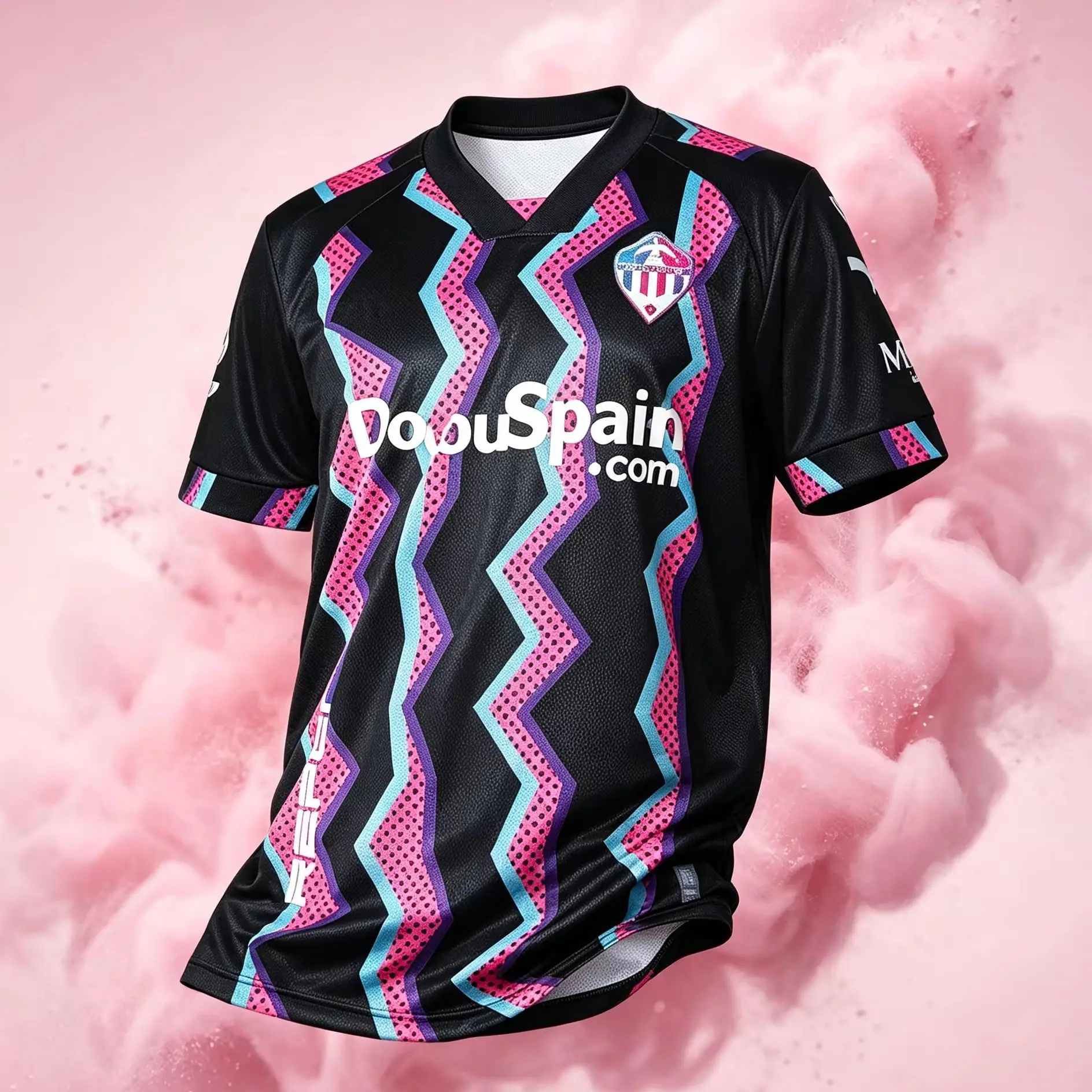 2026/27 CD Castellon Season Jersey, 3D Print Design Quick-Dry Breathable T-Shirt, Men and Women Mesh Football T-Shirt