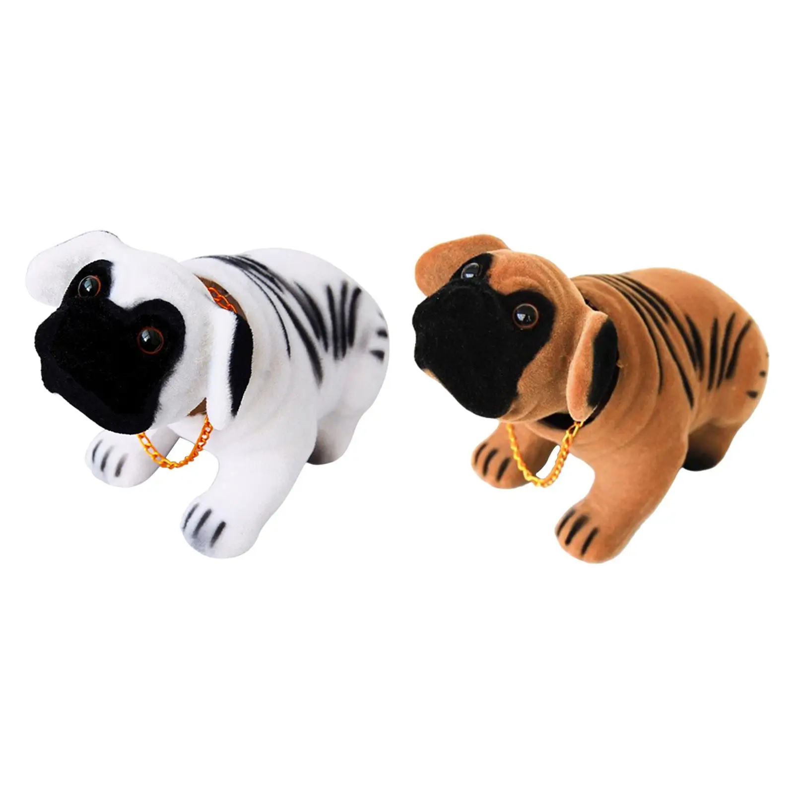 Car Dashboard Shaking Head Dog Statue Cute Puppy Sculpture Resin Interior Ornament Decor for House Desk