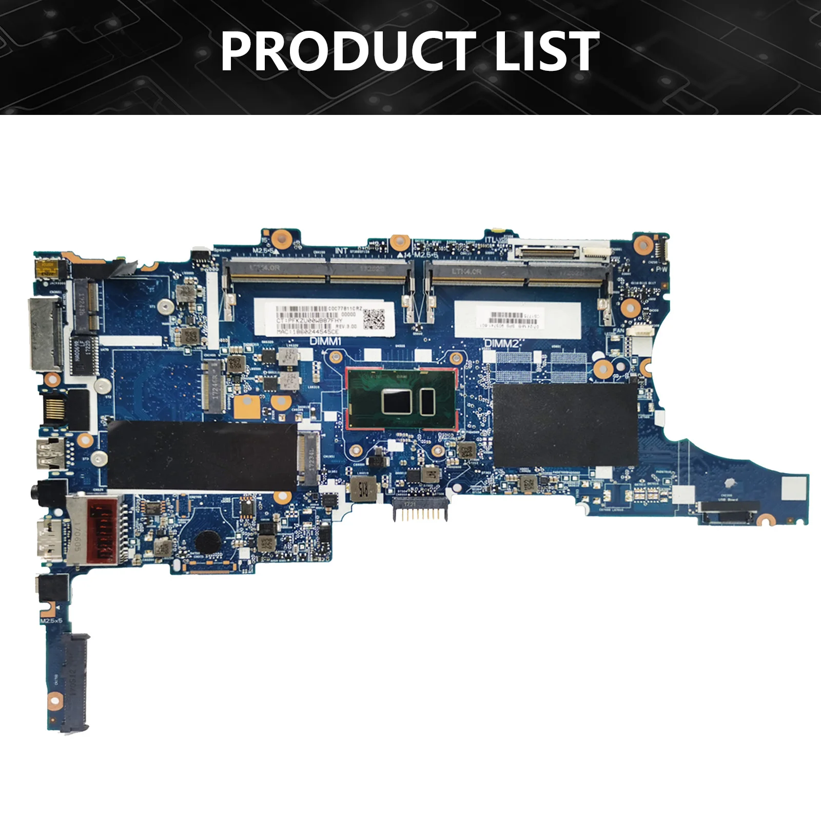 HP Elitebook 840 G3 850 ノートパソコンのマザーボード 6050A2892401 i5 i7 第 6 世代 903741-601 918315-601 917507-601 メインボード EliteBook