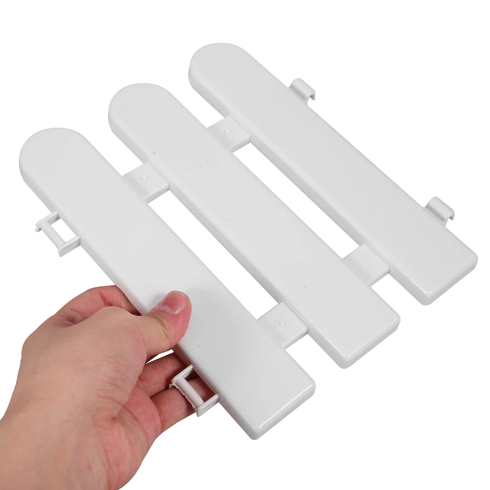 

10Pcs Plastic Fence Tough Material Decorative Miniature Garden Courtyard Yard Fence for Outdoor Lawn Guardrail