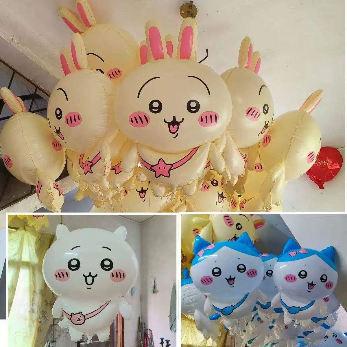 Cartoon-Ballon Anime-Figur Ballon Geburtstagsparty Dekorationszubehör Babyparty-Spielzeug