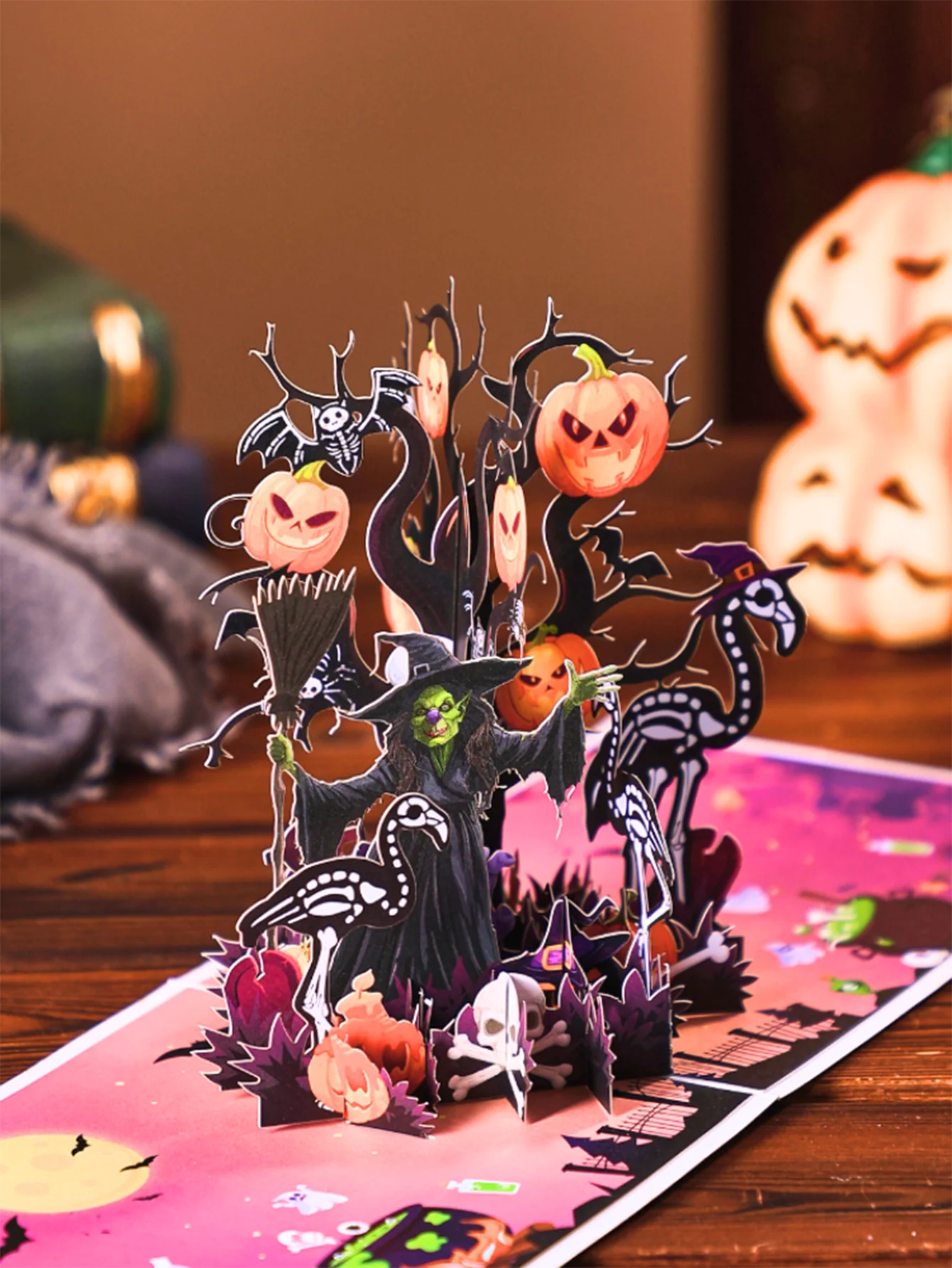Bild 6: Happy Hallween Grußkarte, einzigartige gruselige Grußkarte