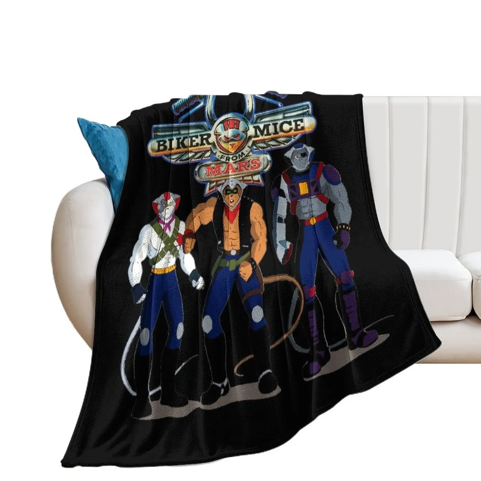 

Biker Mice From Mars - Retro Children's TV Cartoon Throw Blanket Sofa Travel Luxury Brand Sofa Throw Blankets