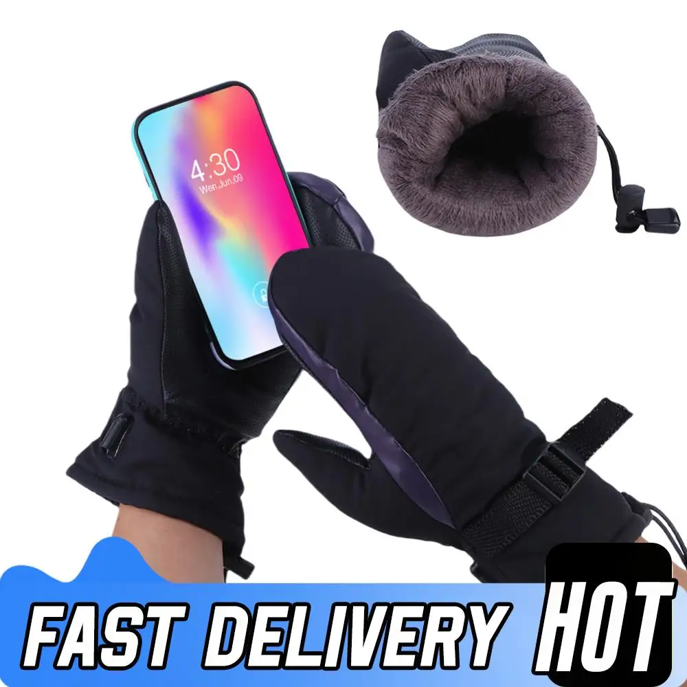 

Eletric Thermal Heat Gloves Winter Warm Skiing Snowboarding Hunting Fishing 3 Gear Temperature Heated Rechargeable Gloves ﻿
