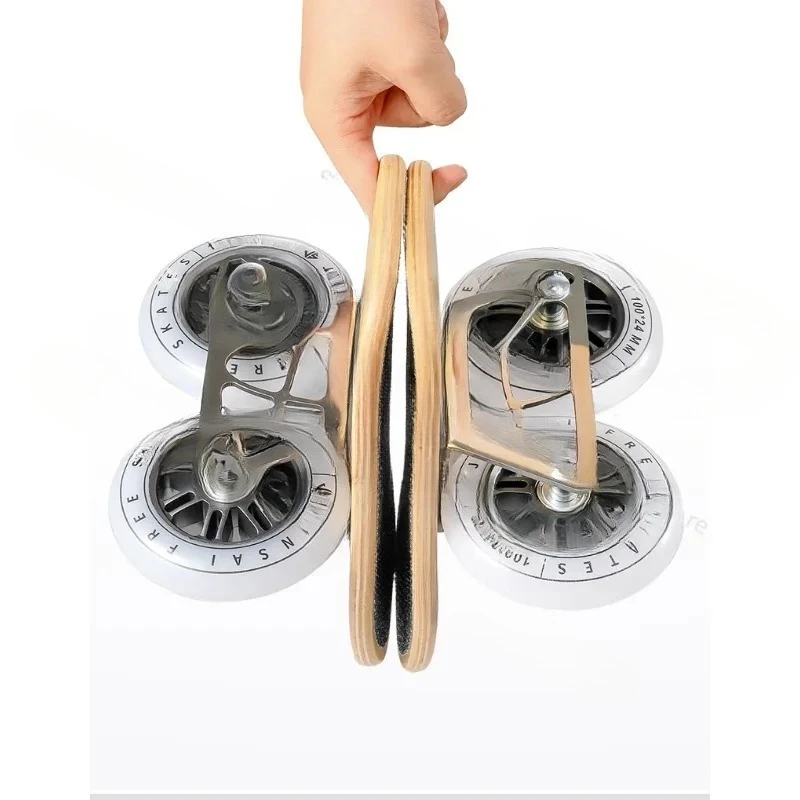 Drift Board Brush Street Travel Big Wheel Highway Board High Elastic Oversized Wheel Racing Marathon Whole Board