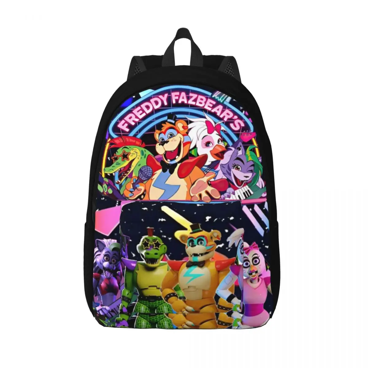 FNAFS Freddy Fazbear's Fashion Backpack Sports High School Hiking Travel Daypack for Men Women College Canvas Bags