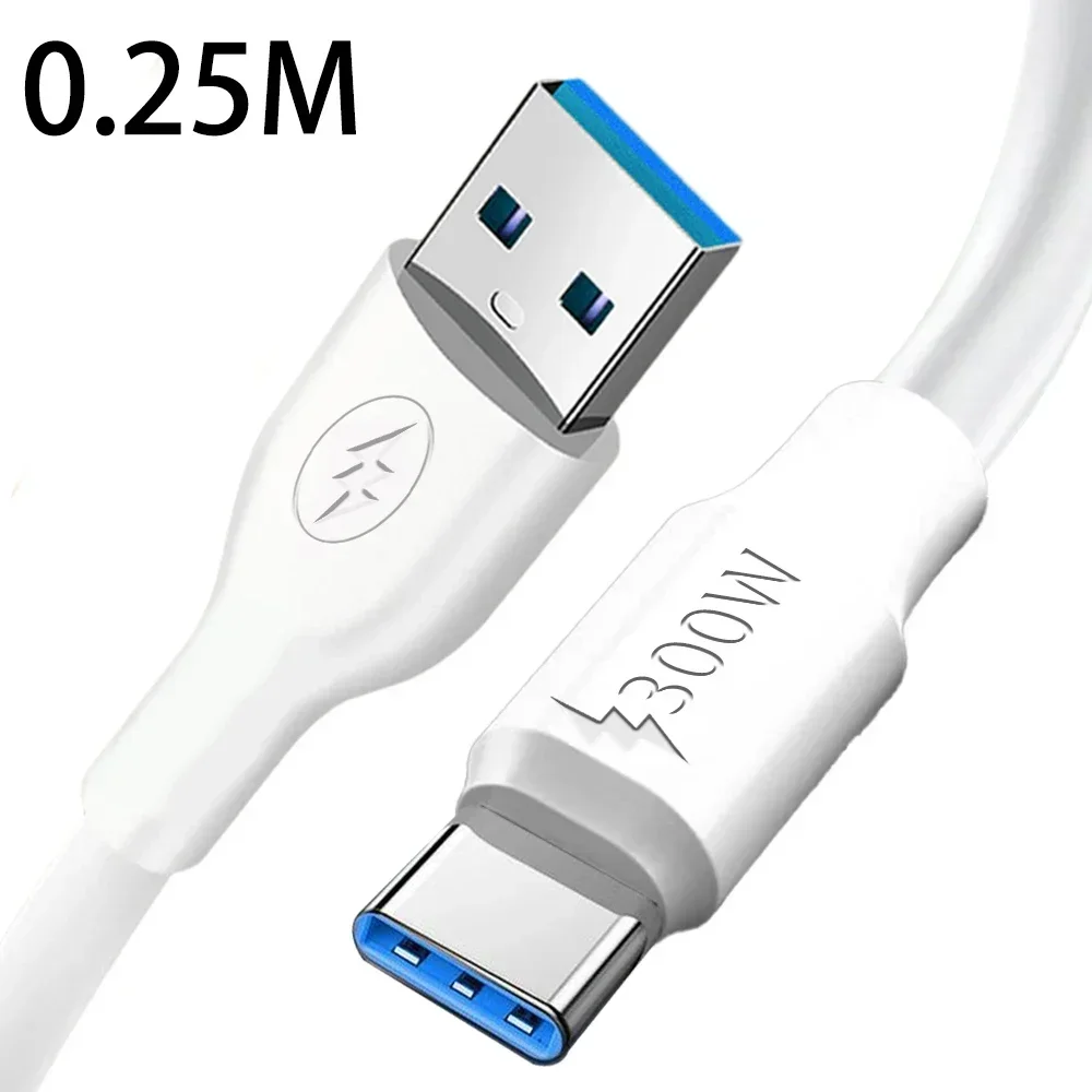300 W Superschnellladung USB Typ C Datenkabel USB auf Typ C Datenleitung Schnellladegerät für Samsung Xiaomi Huawei Android Universal