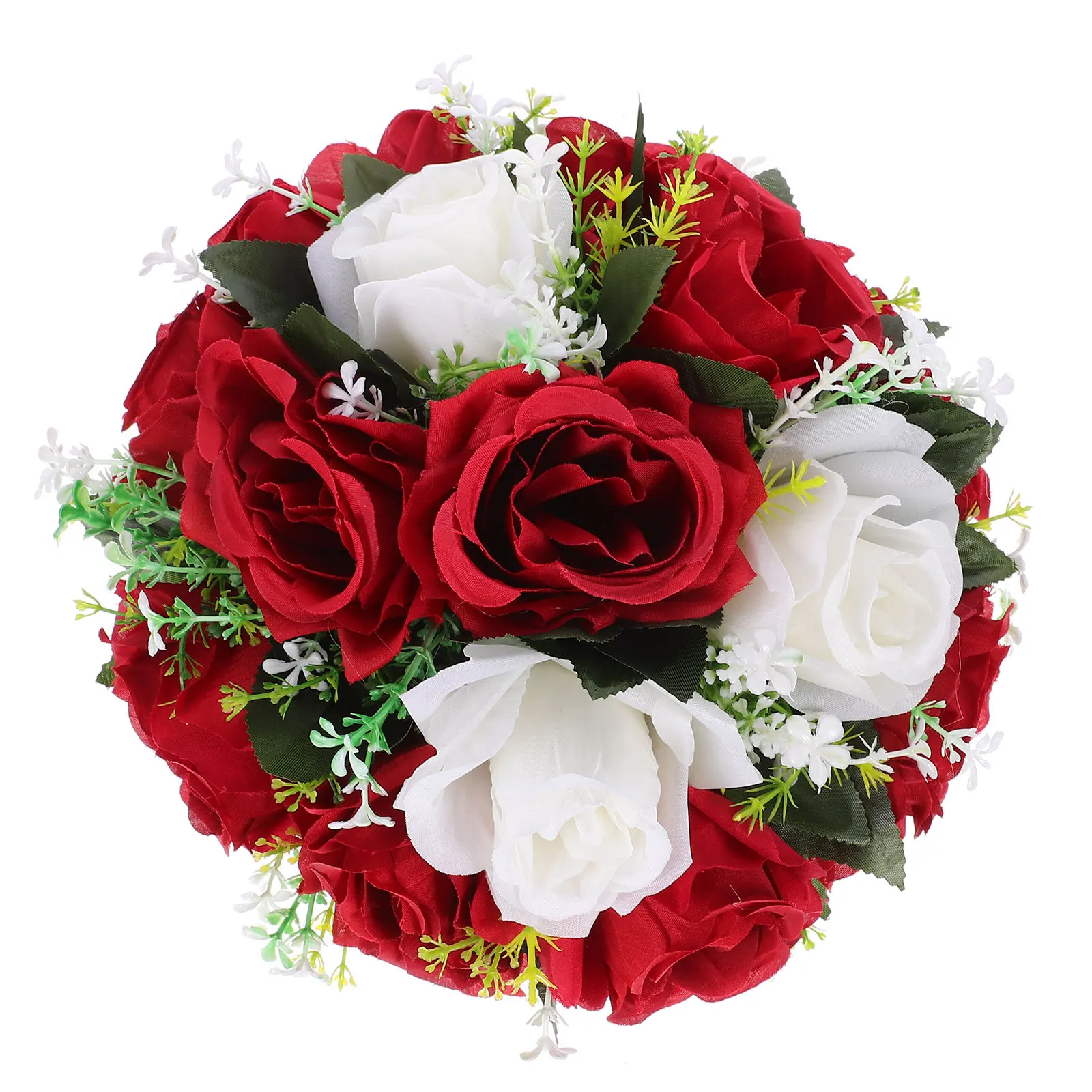 

1pc Fake Flower Ball Centerpieces Artificial Rose Flowers For Wedding Party Table Decor Simulation Floral Arrangement Indoor