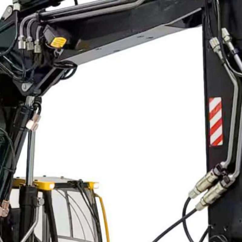 RTR EC380 RC Hydraulic Wheeled Excavator 1/14 Remote Control 3-Arm Digger Machine Sound System Vehicle Model For Adult