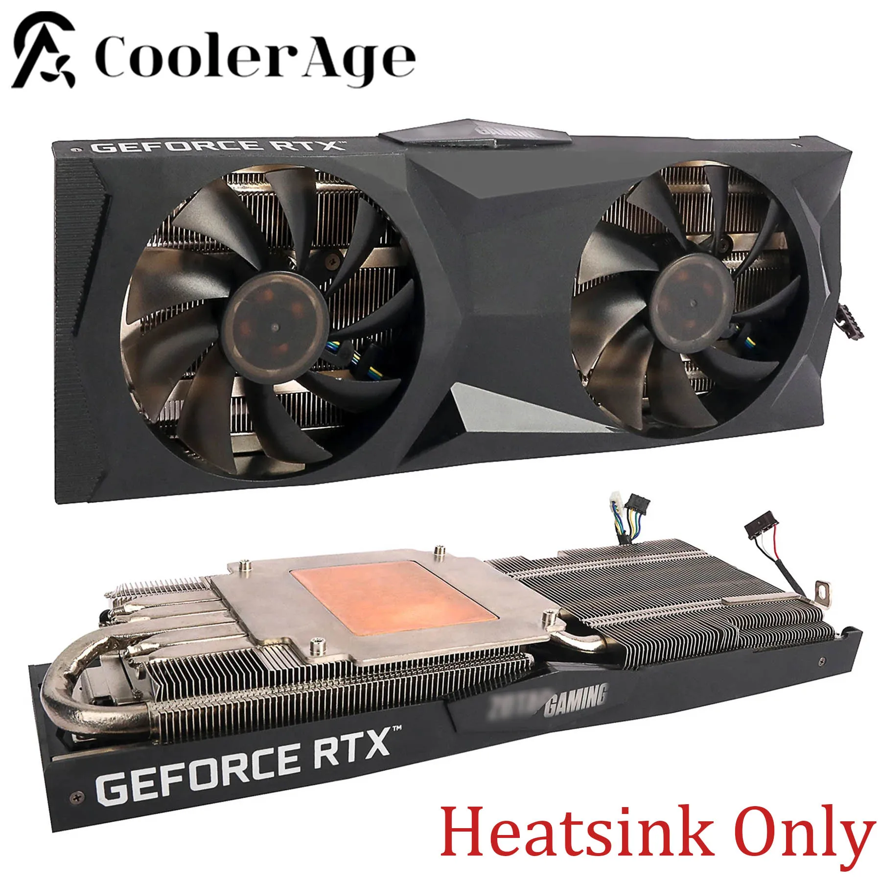 

For ZOTAC GAMING GEFORCE RTX 2070 2080 SUPER AMP 8GB GDDR6 Video Card Heatsink RTX2070 RTX2080 GPU Heatsink