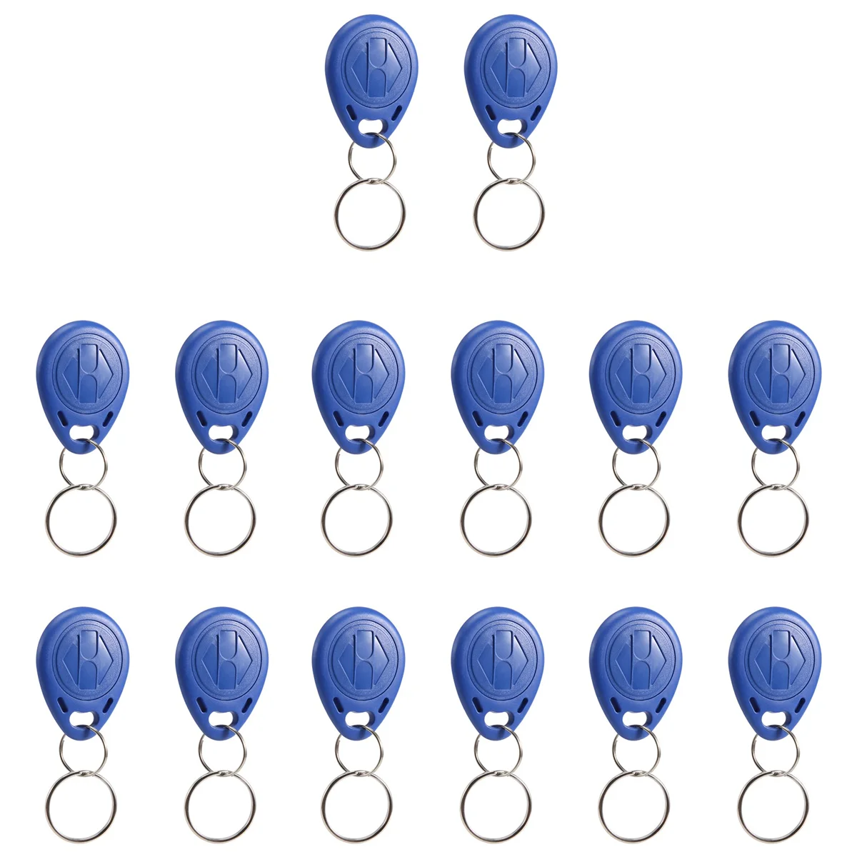 AA84 50 Uds grabable 125KHz RFID llavero tarjeta de identificación de proximidad etiqueta de ficha regrabable T5577 Universal