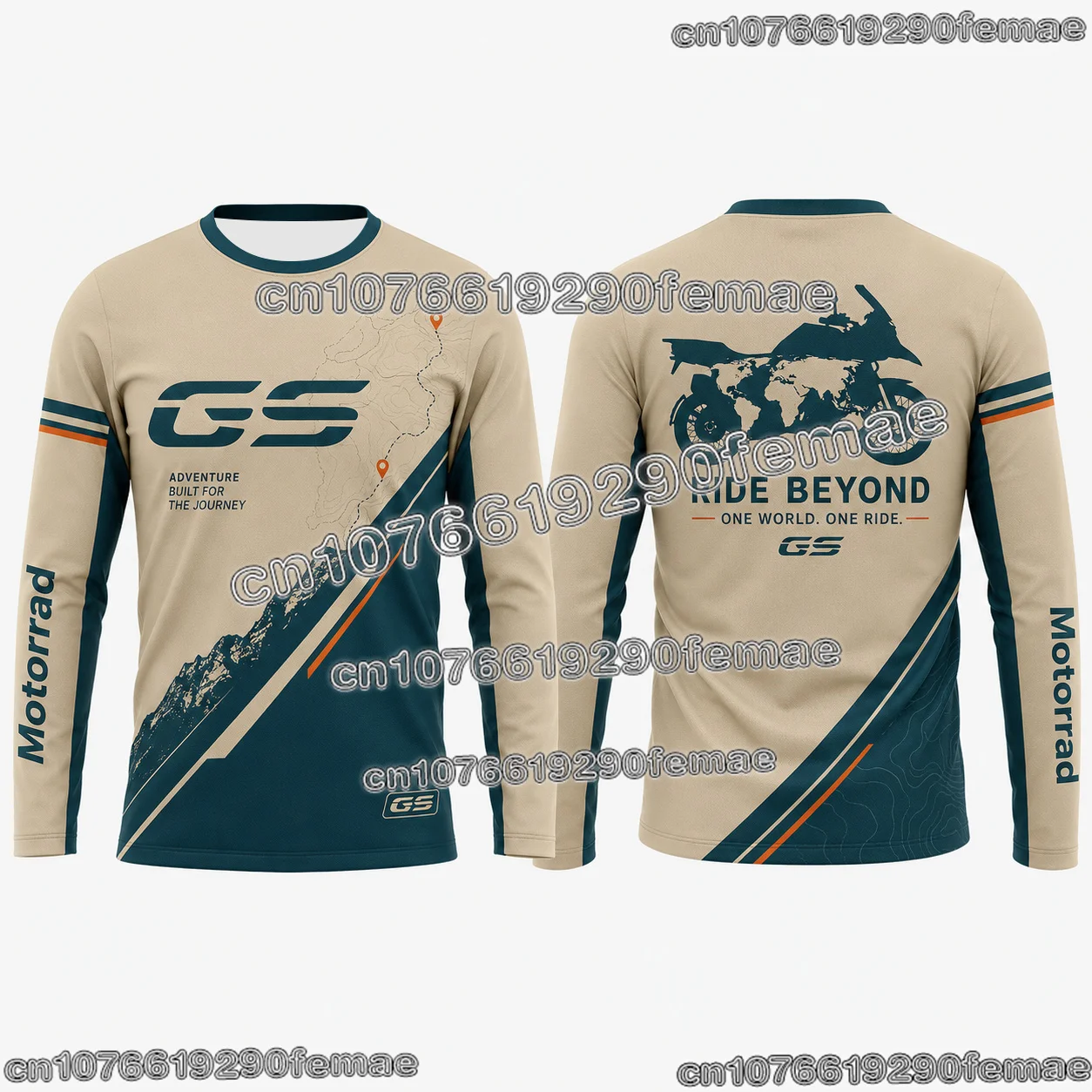 GS Motorrad Abenteuer-Fahr-T-Shirt mit langen Ärmeln für Herren 2027 Neu Hochwertig R1250GS R1300GS Fan Supporter Streetwear Top – Detail 9