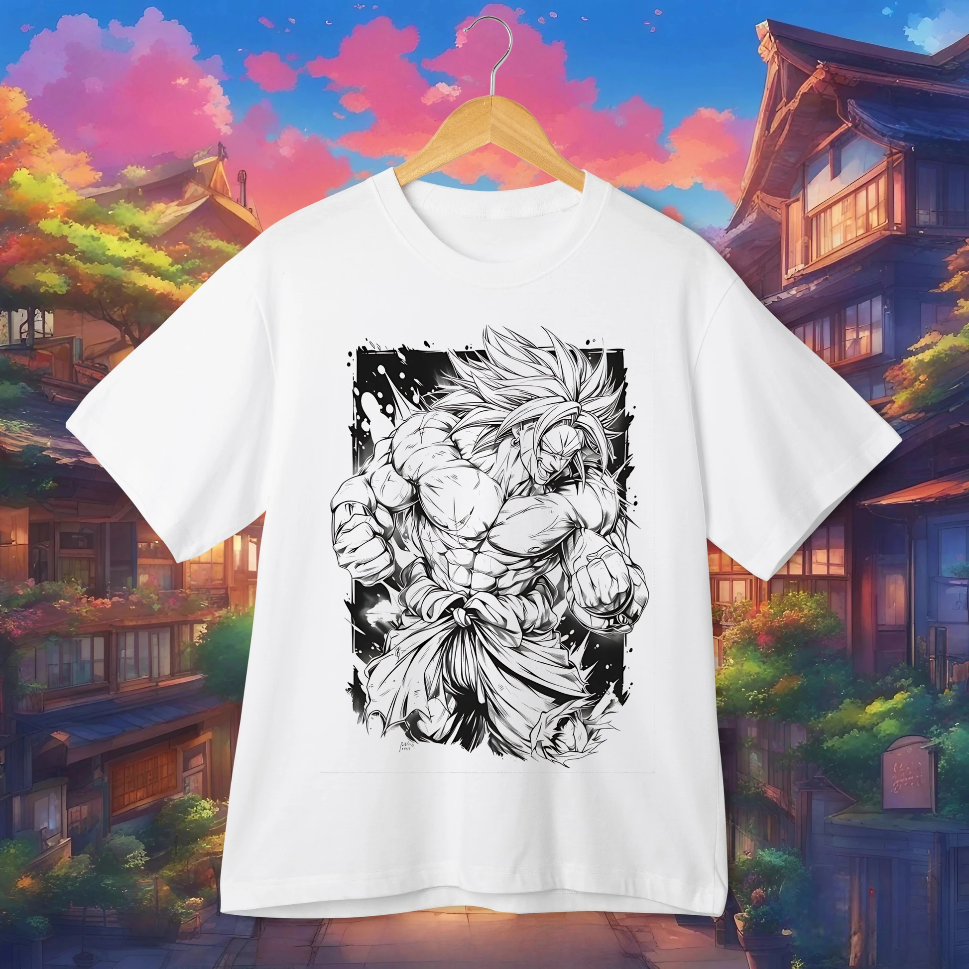 Camiseta Dragon Ball Broly, Diseño Legendario de Super Saiyan, Estilo Urbano, Gráfico Anime, para Hombres, Casual, para Fans de DBZ