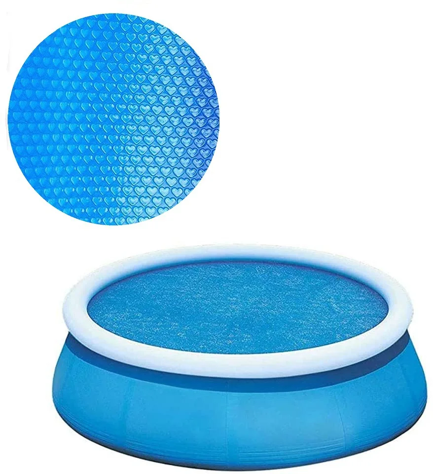 Pool Cover Round/Rectangle Solar Swimming Pool Cover Waterproof Heat Insulation Bubble Film Outdoor  Anti-UV Dustproof Cloth