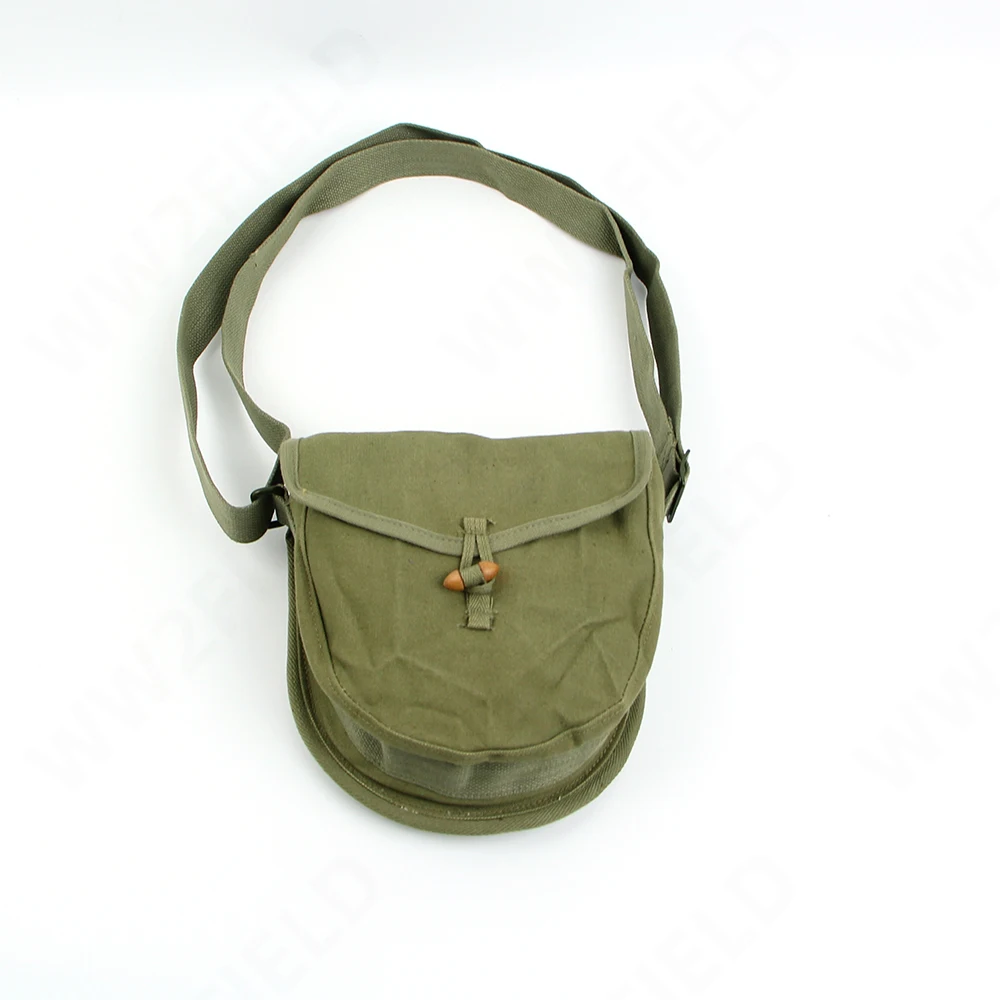 

Original Vietnam War Era Chinese Type 56 Drum Magazine Pouch Green Bag