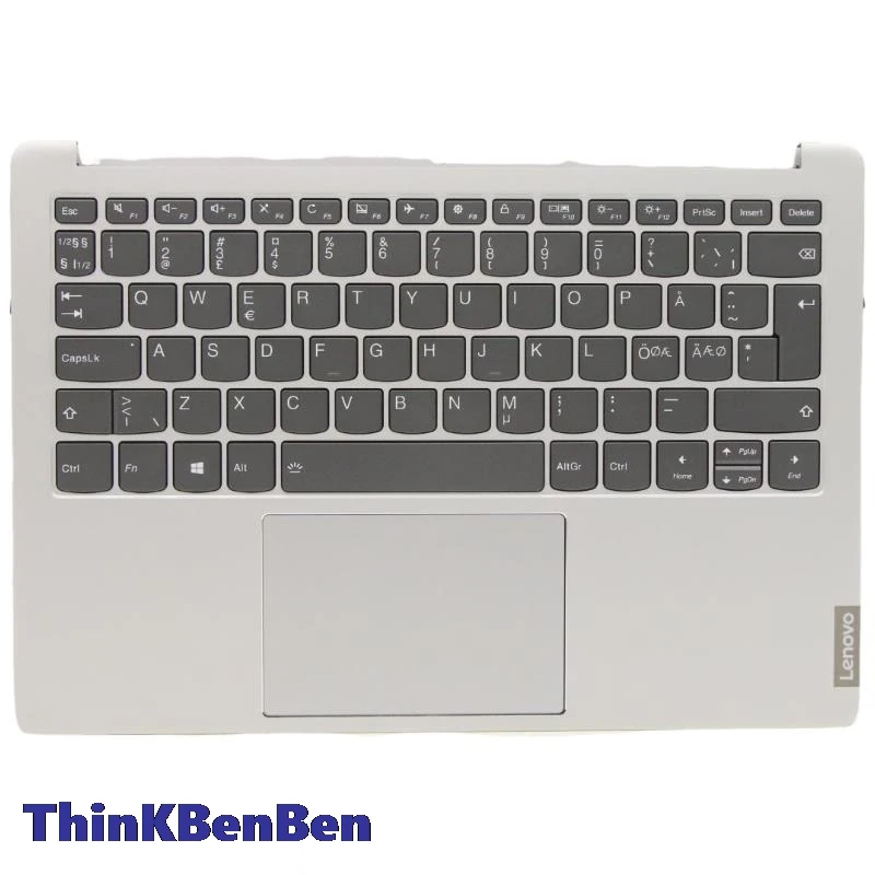 NDC-Clavier Nordic Silver pour Lenovo, coque supérieure, coque repose-l'hypothèse, urgence, apad S540, 13IML, 13API, 13ARE, 13ITL, 5 CB0W4ino 32