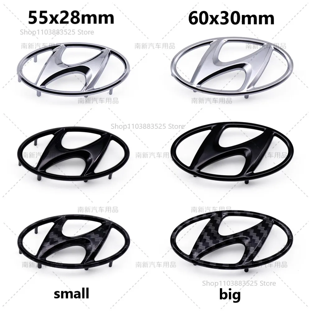 

1pcs Replace style ABS Car Steering Wheel Center Emblem Badge For HYUNDAI Tucson i20 i30 i10 ix35 i40 Santafe Kona Solaris
