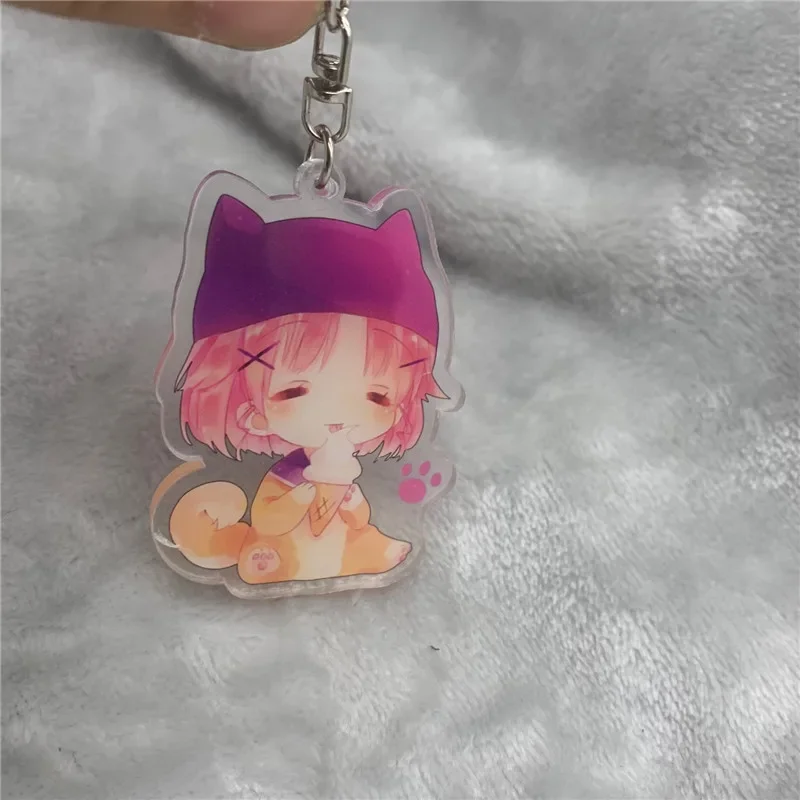 Anime Keychain Takeya Yuki Acrylic Keyring Strap Figure Hanging Accessories 6cm