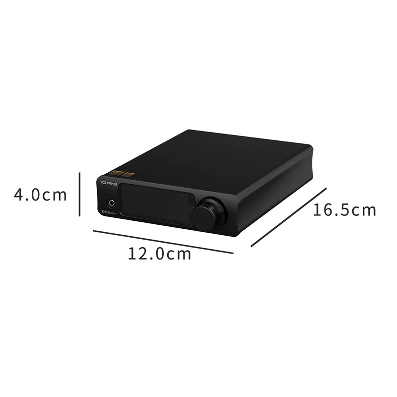 TOPPING-decodificador de Audio Digital Dx3 Pro Plus, amplificador de auriculares, DAC, USB, equilibrado, HIFI, ES9038Q2M, Bluetooth, LDAC, DSD, DX3pro +