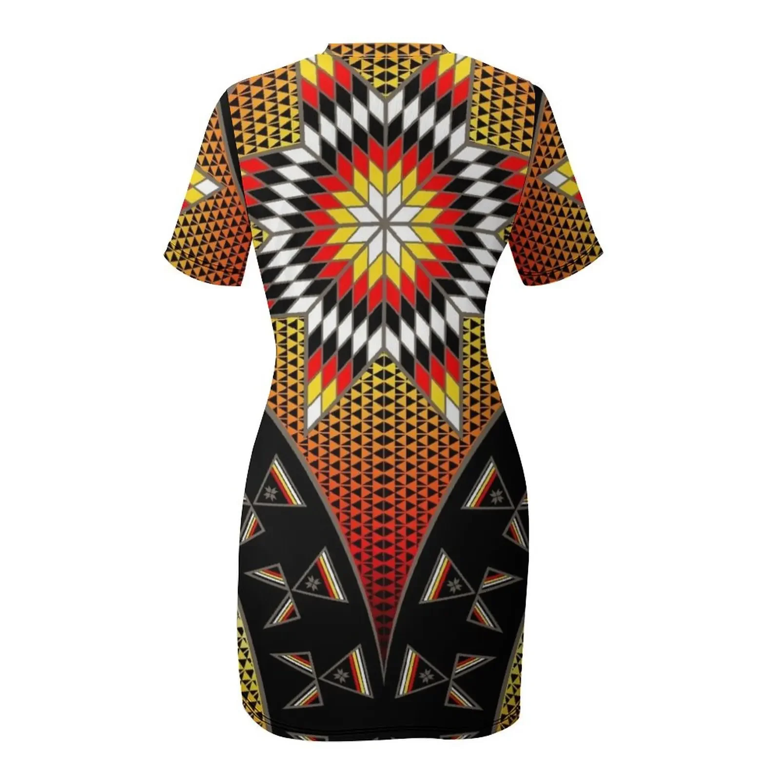 Morning Star with Tipi's (BRYW) Short-Sleeved Dress luxury dresses prom clothes Casual dresses Dress