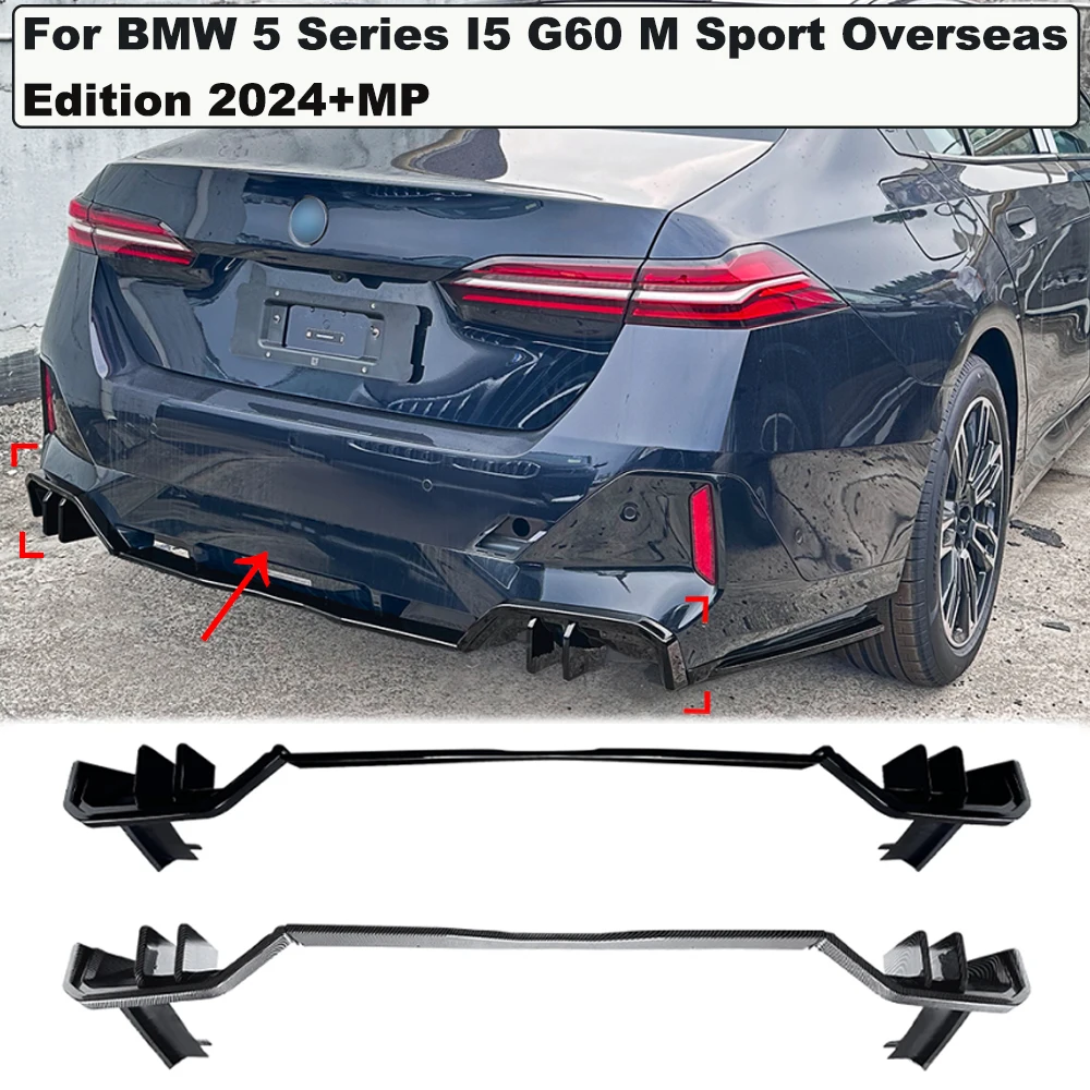 

Car Rear Lip Tail Spoiler Modification Body Kit For BMW 5 Series I5 G60 M Sport Overseas Edition 2024+MP