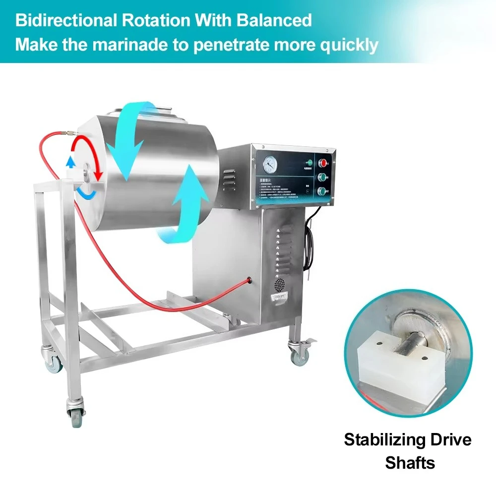 Professional Commercial Tumbler Vacuum Meat Marinator Chicken Marinator Machine With Overload Protector
