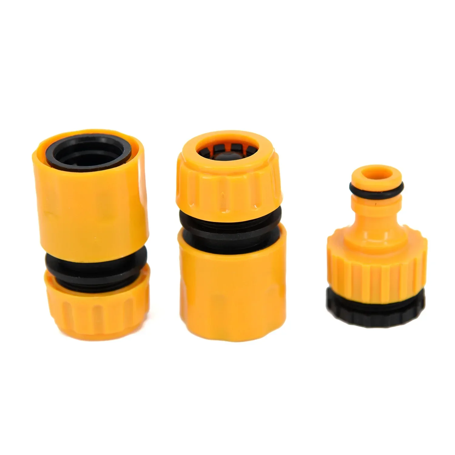 3pcs 1/2 Hose Pipe Fitting Set Quick Connect Coupler Adapter Washing Pressure Washer Connector For Car Washer
