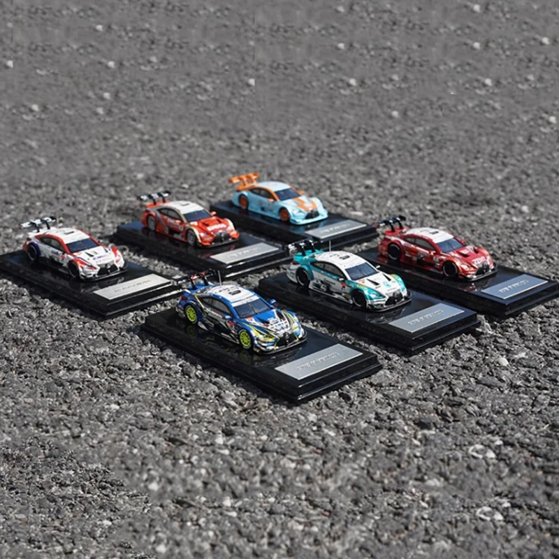 

Diecast 1/64 Scale RCF SUPER GT500 Rally Car Alloy Simulation Model Series Adult Static Collection Display Model Boy Gift Toys