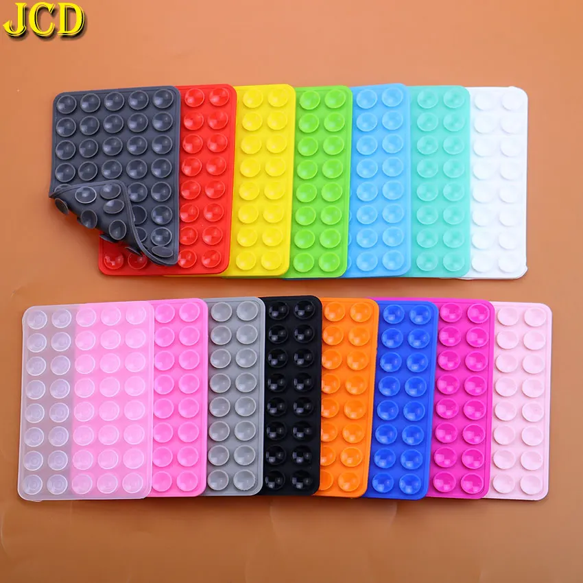 

JCD 2 шт., без клея, съемный, 40 квадратных, двусторонняя силиконовая присоска, универсальная подставка для телефона, автомобильный навигационный кронштейн