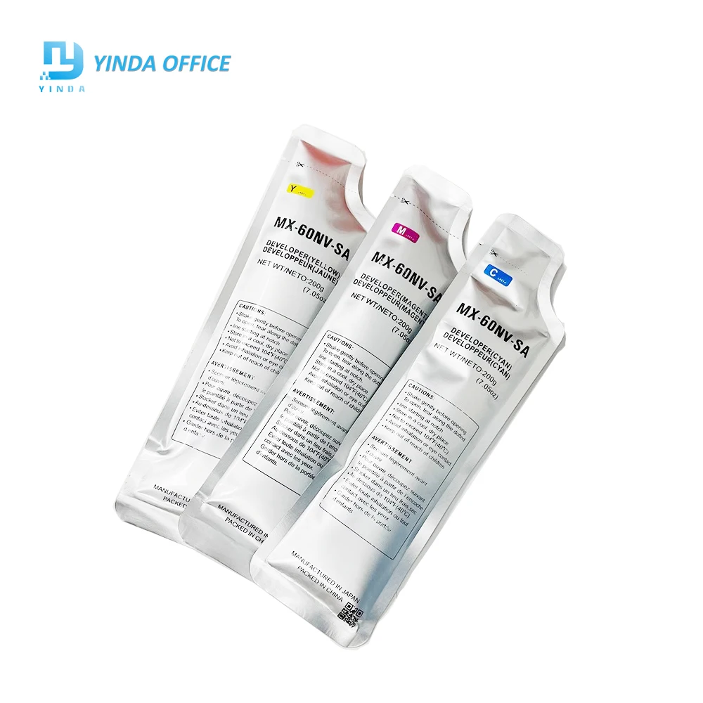 Developer CMYK For Sharp MX60NV MX61NV MX61 MX60 MX3081 4081 5081 6081 2621 3121 Developer Power