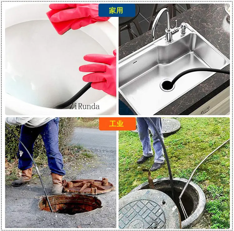 Oczyszczacz odpływów kuchennych, myjka samochodowa, dysza do węża wysokociśnieniowego, mała maszyna do czyszczenia i rozpryszczania zatkanych rur.