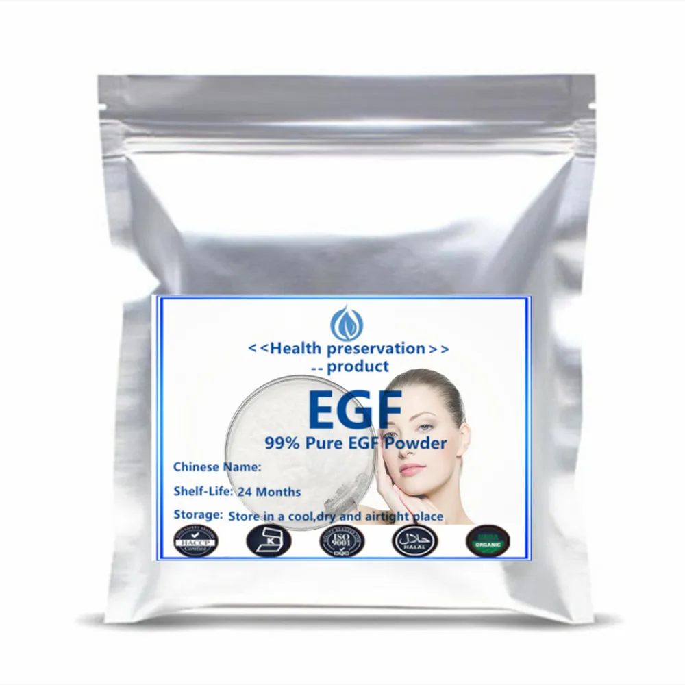 99% Pure EGF Powder CAS 62253-63-8 Cosmetic Grade Peptide Raw Material, Custom Multilayer Foil Bags Supported For Small Batch Ha