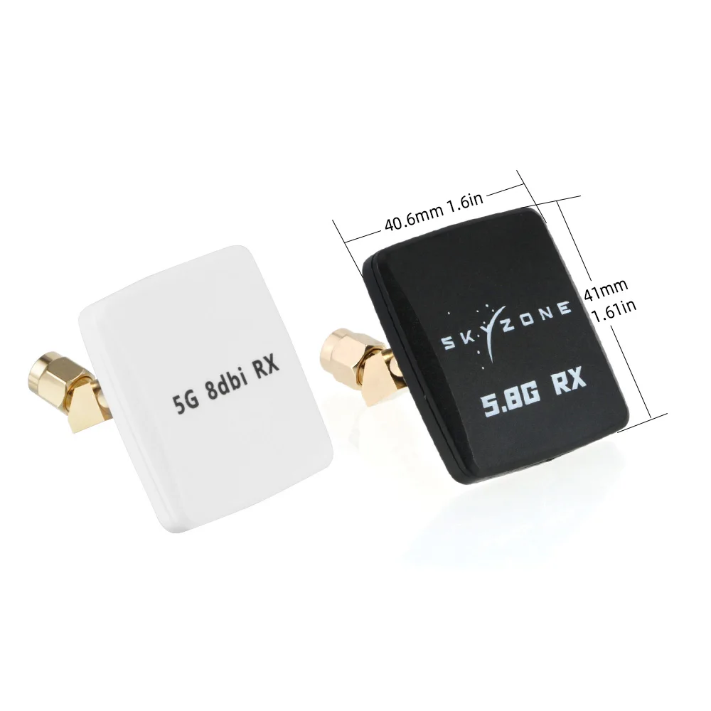 RC FPV Receiver 5.8G 5G 8DBI High Gain Flat Panel & 5.8G Mushroom FPV Antenna for FPV Goggles SKY04X 04O PRO Receiver RC Drones view 6