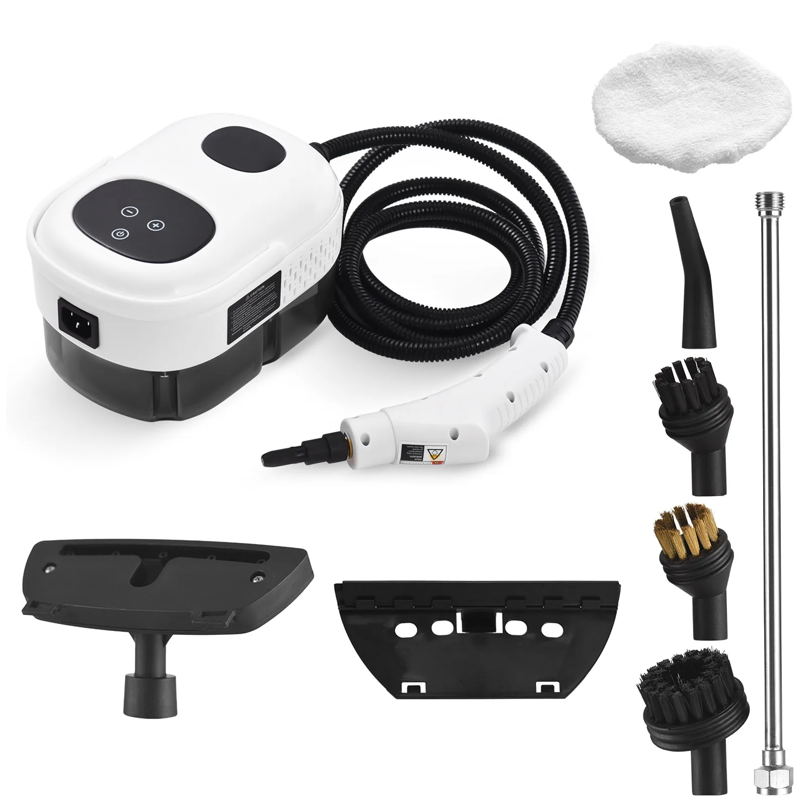 Multi Functional Handheld Steam Cleaner 2500W Ergonomic Handle Portable Smart Touch Screen 6 Levels Adjustable Steam Cleaner