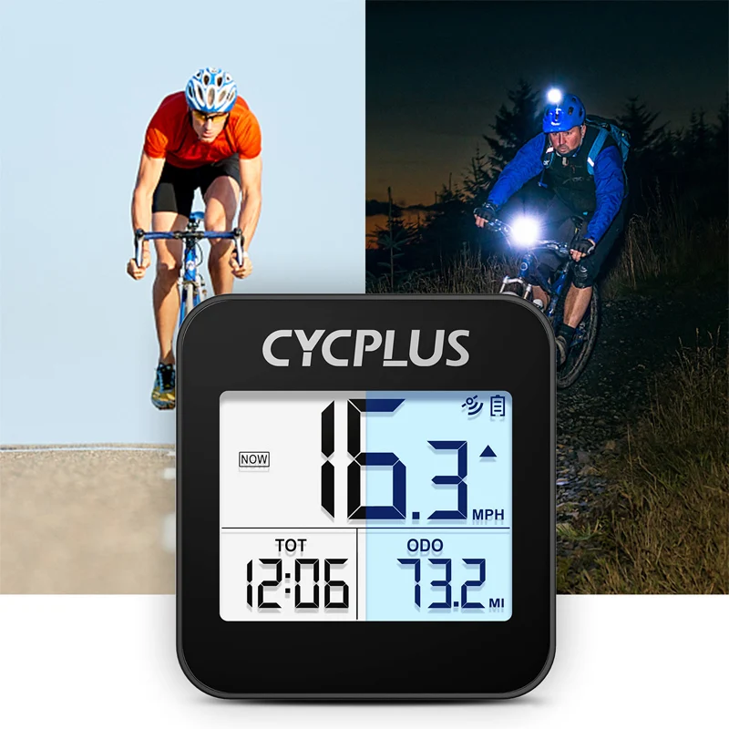 CYCPLUS G1 Nuovo GPS wireless IPX6 Computer da bici impermeabile Contatore di velocità a prova d\'umidità Accessori per biciclette leggeri