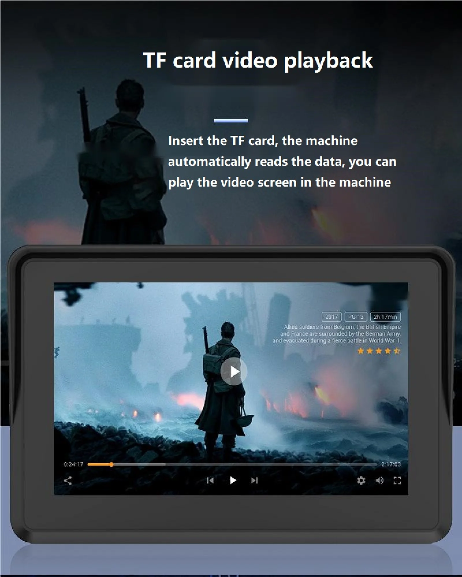 محمول 5 بوصة دراجة نارية الملاحة الخارجية اللمس IPS شاشة موتو CarPlay اللاسلكية CarPlay أندرويد السيارات IPX7 مقاوم للماء #3