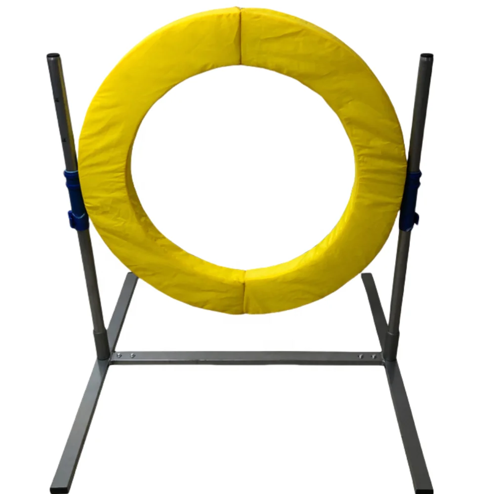 

Pet Agility Collar Dog Agility Hoop Jump Dog Training Equipment Pet Tire for Dogs