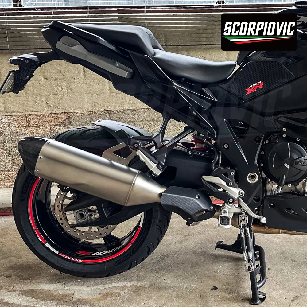 For S1000XR 2020-2026 Motorcycle Slip On Escape Full Exhaust Kit Stainless Steel Header Matching Tail Muffler Assembly
