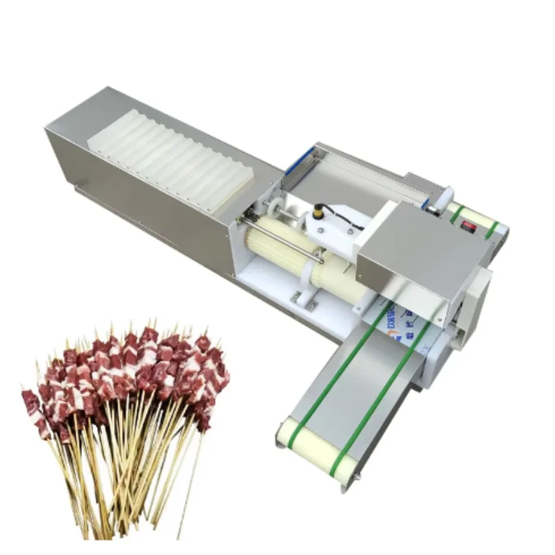 Pneumatische Kebab Spies Machine Automatische Lamsvlees Spies Machine Spies Threading Machine
