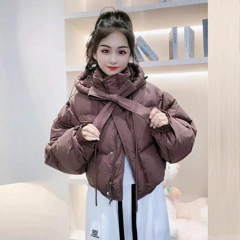 New Women Down Jacket Winter Coat Female Short Parkas Thick Outwear Given To Philandering Leisure Time Fashion Overcoat