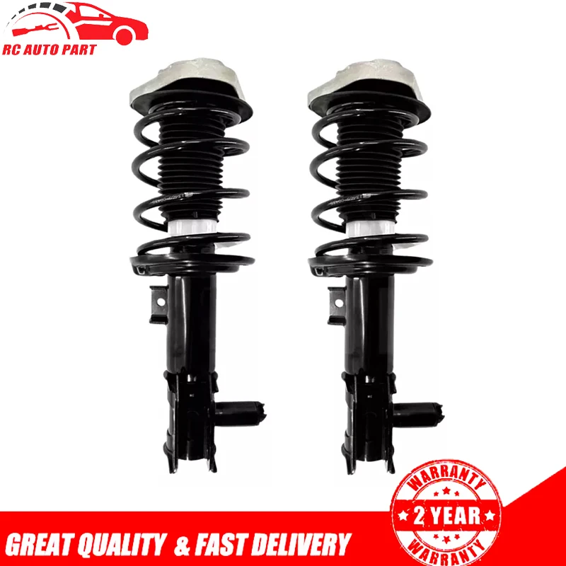 2X Front Shock Struts Assembly For Mercedes W212 W218 CLS63 E63 AMG 4Matic ADS