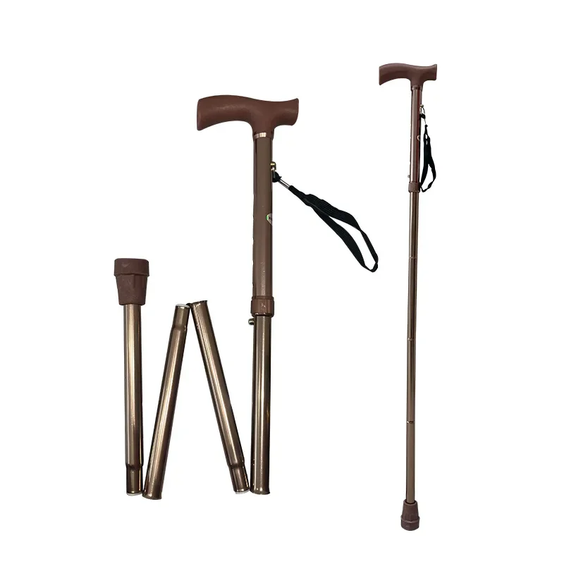 Foldable crutches, ultra-light hiking canes, outdoor hiking and climbing canes, crutches, cane equipment