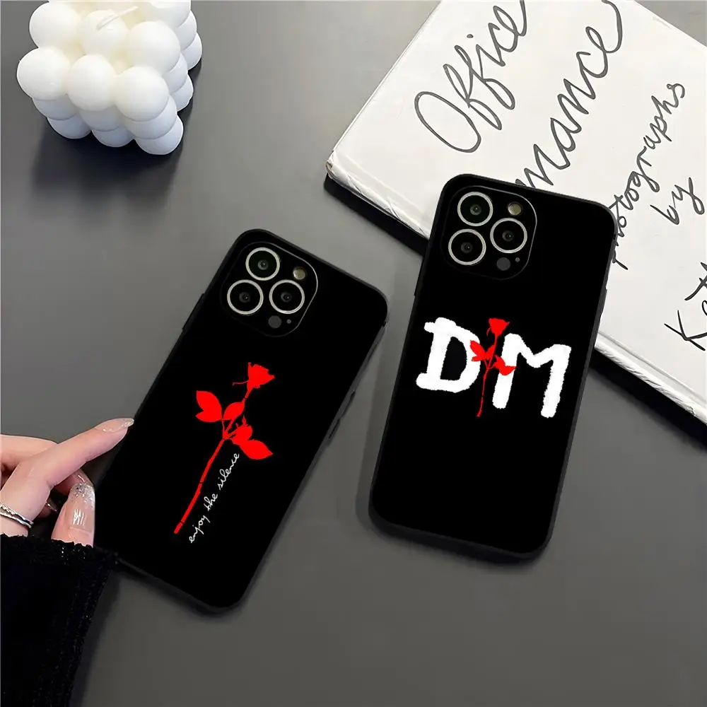 Funda de Teléfono con Diseño de la Banda de Rock Depeche Mode para iPhone 17 15 16 13 Pro Max 14 12 11 Air Xr X 8 7 6 Plus, Cubierta Trasera de Lujo