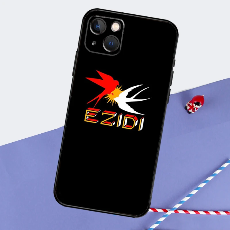 Yazidi Flag Ezidxan Phone Case For iPhone 16 15 14 11 12 13 Pro Max Mini X XR XS Max 7 8 Plus Cover Coque